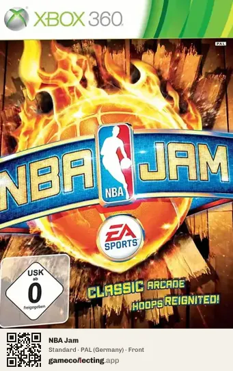 NBA Jam Xbox 360, Germany box front