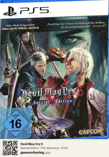 Devil May Cry 5 PlayStation 5, Germany box front