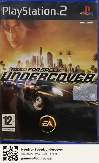 Need for Speed: Undercover PlayStation 2, Italy box front