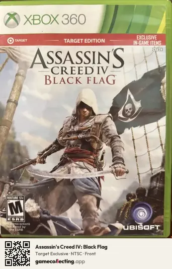 Assassin's Creed IV: Black Flag Xbox 360, NTSC box front