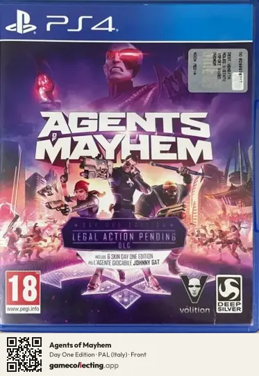 Agents of Mayhem PlayStation 4, Italy box front