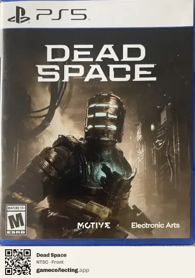 Dead Space PlayStation 5, NTSC box front