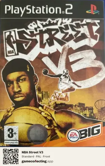 NBA Street V3 PlayStation 2, PAL box front