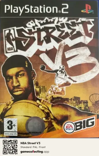 NBA Street V3 PlayStation 2, PAL box front