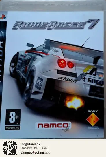 Ridge Racer 7 PlayStation 3, PAL box front