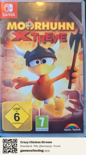 Crazy Chicken Xtreme Nintendo Switch, Germany box front