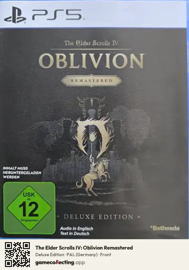 The Elder Scrolls IV: Oblivion Remastered PlayStation 5, Germany box front