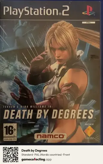 Death by Degrees PlayStation 2, Nordic countries box front