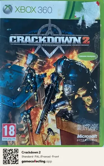 Crackdown 2 Xbox 360, France box front