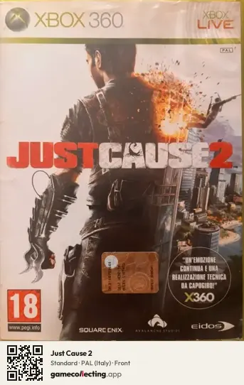 Just Cause 2 Xbox 360, Italy box front