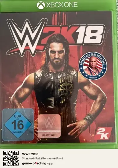 WWE 2K18 Xbox One, Germany box front