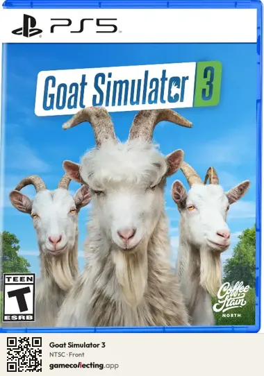 Goat Simulator 3 PlayStation 5, NTSC box front