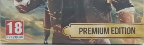 BioShock Infinite, the PEGI square on its front