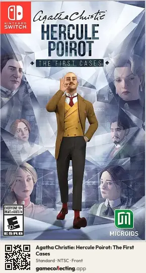 Agatha Christie: Hercule Poirot: The First Cases Nintendo Switch, NTSC box front