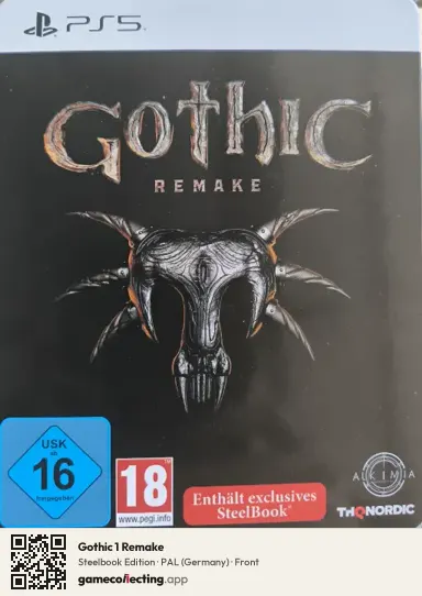 Gothic 1 Remake PlayStation 5, Germany box front