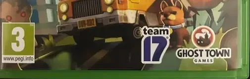 Overcooked! 2, the PEGI square on its front