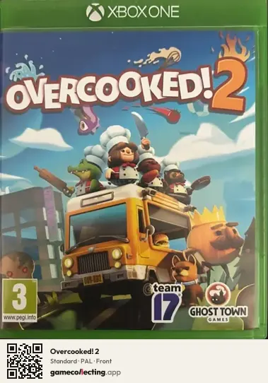 Overcooked! 2 Xbox One, PAL box front