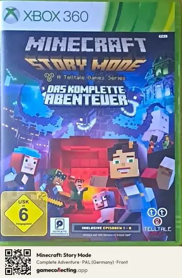 Minecraft: Story Mode Xbox 360, Germany box front