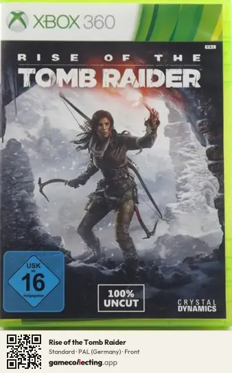 Rise of the Tomb Raider Xbox 360, Germany box front
