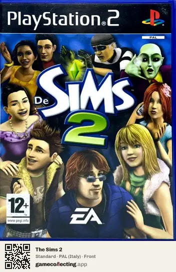 The Sims 2 PlayStation 2, Italy box front