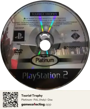 Tourist Trophy PlayStation 2, PAL disc