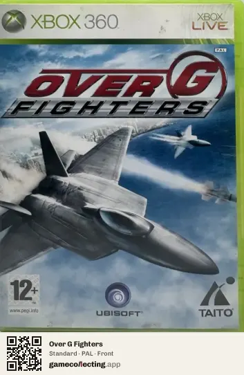 Over G Fighters Xbox 360, PAL box front