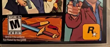 Grand Theft Auto: Chinatown Wars, the ESRB box on its front