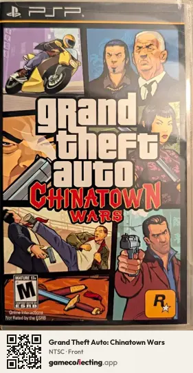 Grand Theft Auto: Chinatown Wars PlayStation Portable, NTSC box front
