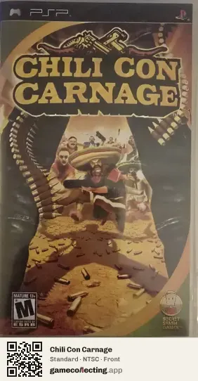 Chili Con Carnage PlayStation Portable, NTSC box front