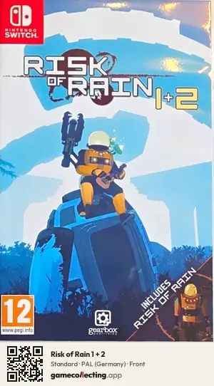 Risk of Rain 1 + 2 Nintendo Switch, Germany box front