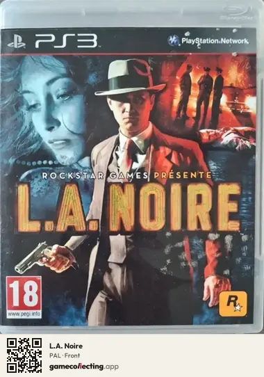 L.A. Noire PlayStation 3, PAL box front