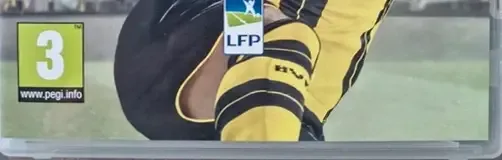 FIFA 17, the PEGI square on its front