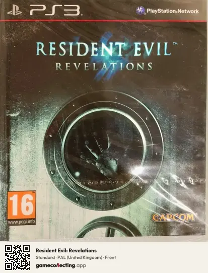Resident Evil: Revelations PlayStation 3, United Kingdom box front