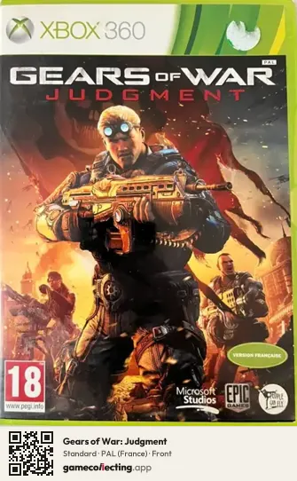 Gears of War: Judgment Xbox 360, France box front
