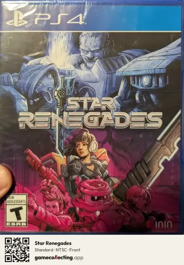 Star Renegades PlayStation 4, NTSC box front