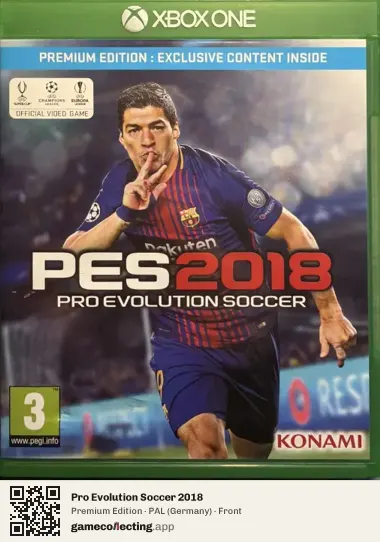 Pro Evolution Soccer 2018 Xbox One, Germany box front