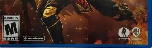 Mortal Kombat 11, the ESRB box on its front