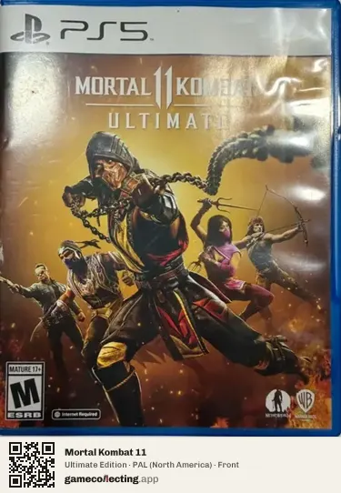 Mortal Kombat 11 PlayStation 5, North America box front