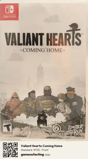 Valiant Hearts: Coming Home Nintendo Switch, NTSC box front