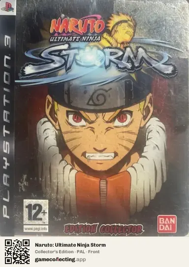 Naruto: Ultimate Ninja Storm PlayStation 3, PAL box front