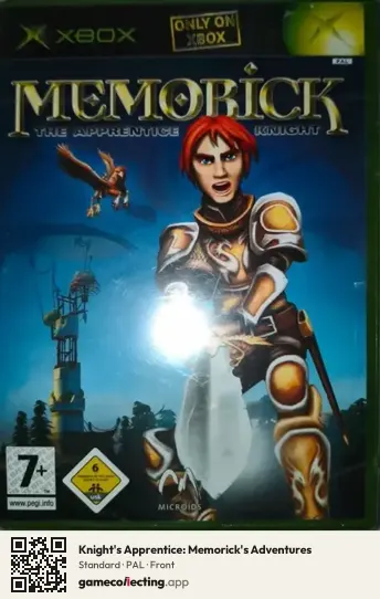 Knight's Apprentice: Memorick's Adventures Xbox, PAL box front