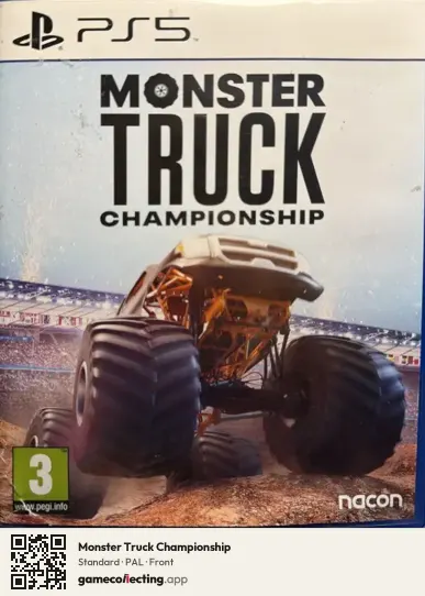 Monster Truck Championship PlayStation 5, PAL box front