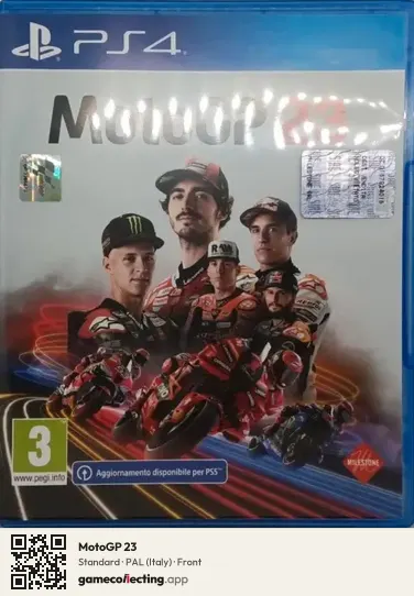 MotoGP 23 PlayStation 4, Italy box front