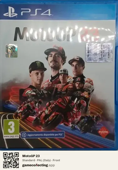 MotoGP 23 PlayStation 4, Italy box front