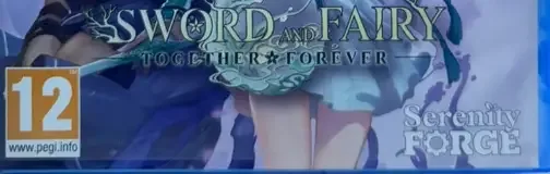 Sword and Fairy: Together Forever, the PEGI square on its front