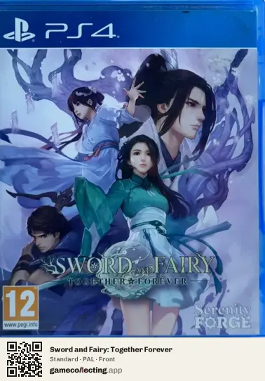 Sword and Fairy: Together Forever PlayStation 4, PAL box front