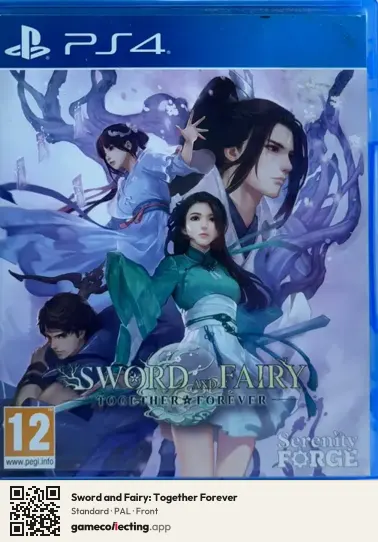 Sword and Fairy: Together Forever PlayStation 4, PAL box front