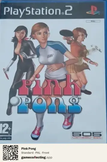 Pink Pong PlayStation 2, PAL box front