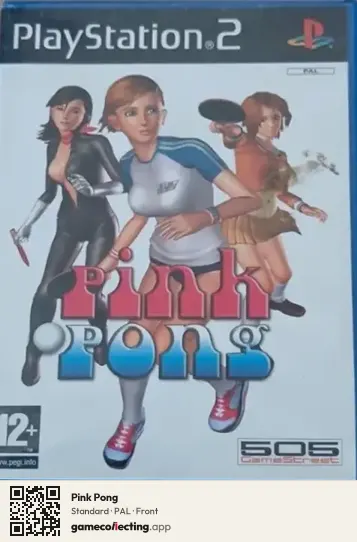 Pink Pong PlayStation 2, PAL box front