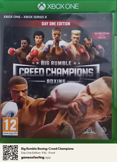 Big Rumble Boxing: Creed Champions Xbox One, PAL box front